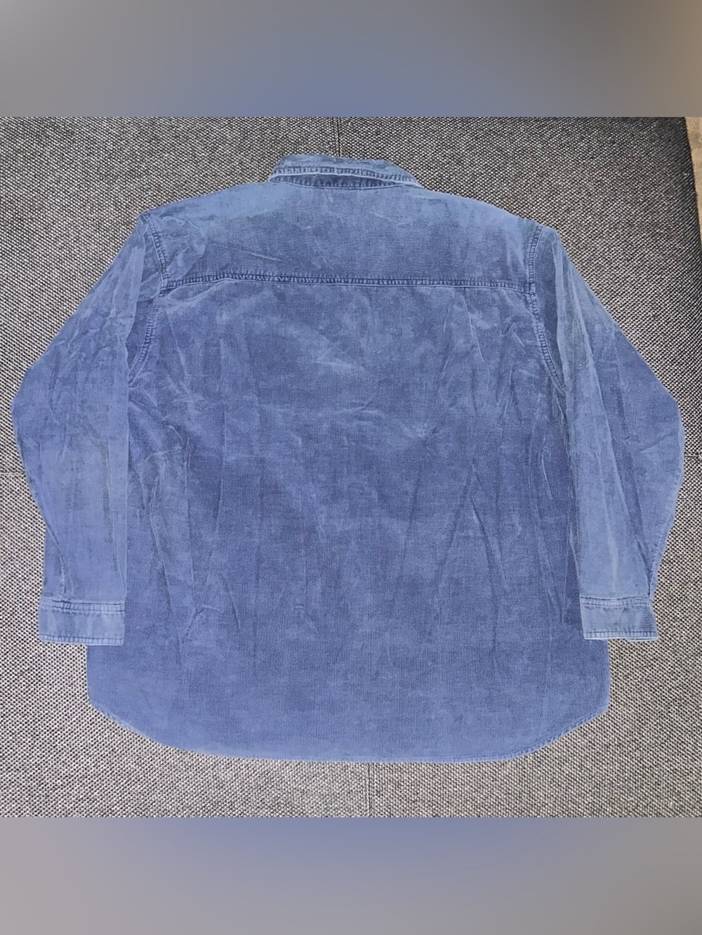 Rare 90s Disney Blue Corduroy Button Shirt Embroidered Mickey & Friends - Picture 7 of 7
